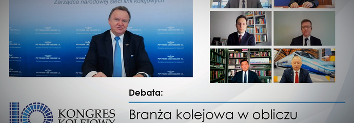 Uczestnicy podczas debaty X Kongresu Kolejowego.