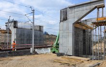 Budowa przyczółków wiaduktu nad torami w Warce na ul. Grójeckiej, fot. Katarzyna Janiak (2)