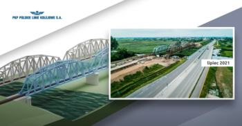 Kadr z filmu #RailBaltica: przebudowa mostów nad Narwią w Uhowie