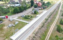 Nowy peron na przystanku Kalisz Kaszubski. fot. Szymon Danielek PLK