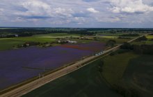Pociag jadacy po nowych torach na linii Poznan-Szczecin fot. łukasz Bryłowski