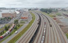 Pociągi towarowe na stacji Gdynia Port. fot. Szymon Danielek PLK (4)