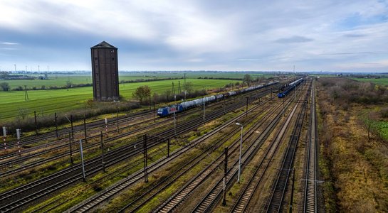Tory części towarowej stacji Inowrocław. fot. Szymon Danielek PLK