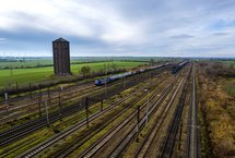 Tory części towarowej stacji Inowrocław. fot. Szymon Danielek PLK