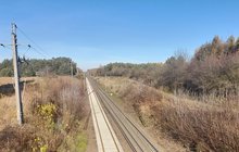 Szlak Zduńska Wola - Poddębice, układanie nowych szyn i podkładów fot. Krzysztof Kalkowski PLK SA (1)