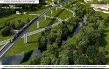 Wizualizacja estakady kolejowej w Łososinie Górnej (2)
