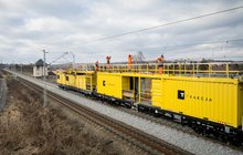 Prace na linii kolejowej 93 Zabrzeg - Zebrzydowice, fot. Łukasz Hachuła PLK SA 2