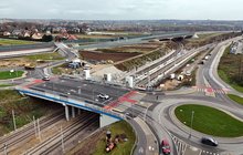 Plac budowy nowego przystanku kolejowego Kraków Piastów, widok z lotu ptaka, fot. Piotr Hamarnik (4)