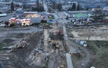 Przejazd w ul. Piłsudskiego w Łomży, fot. Paweł Mieszkowski PKP Polskie Linie Kolejowe SA