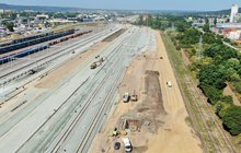 Budowa torów do portu Gdynia. fot. Szymon Danielek PKP PLK (2)