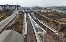 Przystanek Kraków Piastów, widok z lotu ptaka, fot. Piotr Hamarnik