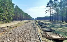 Rozebrany tor i nowe podkłady, fot. Mirosław Lewandowski