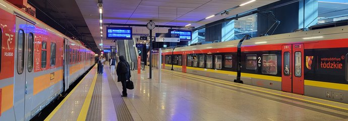 Łódź Fabryczna fot. Rafał Wilgusiak PLK