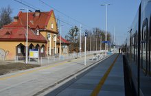 Nowe perony na stacji Pierściec, fot. Katarzyna Głowacka