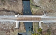Widok z drona na Most Ślęza, fot. P. Mieszkowski, A. Lewandowski