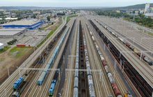 Stacja Gdynia Port z lotu ptaka. fot. Damian Strzemkowski PLK