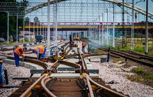 Prace torowe przy stacji Gdańsk Stadion Expo