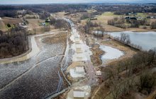 Nowy most kolejowy w Zebrzydowicach, fot. Łukasz Hachuła PLK SA 2