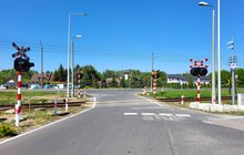 Przejazd kolejowo-drogowy w Małym Rudniku. Fot. Eugeniusz Kołodyński PLK