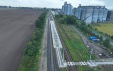 Widok z góry na przystanek Kretki. fot. Damian Strzemkowski PLK SA 1