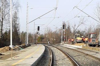 Prace na przystanku Łódź Andrzejów Szosa