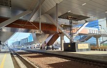 Widok na perony i zadaszenie modernizowanej stacji Warszawa Zachodnia, fot. Martyn Janduła