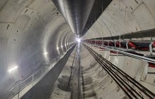 Wnętrze budowanego tunelu na linii kolejowej 104 fot. Piotr Hamarnik (1)