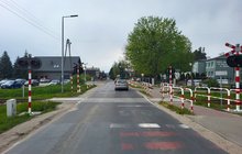Przejazd kolejowo-drogowy w Obrowie. Fot. Eugeniusz Kołodyński PLK 2