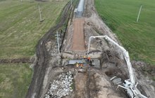 Budowa przepustu, fot. Paweł Mieszkowski PKP Polskie Linie Kolejowe SA