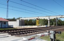 Budowa wiaduktu w Motycznie na trasie CMK
