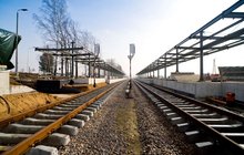 Stacja Pyrzowice, perony z wiatami w budowie, nowe tory, fot. Szymon Grochowski (4)