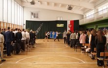 Zakończenie roku szkolnego w technikum kolejowym autor K.Rumińska