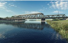 Wizualizacja nowego mostu nad Odrą w Opolu