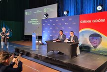 Gdów - podpisanie umowy PLK SA fot. Piotr Hamarnik