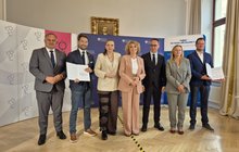 Podpisanie umowy skrzyżowania bezkolizyjne Hetmańska i Malownicza w Łodzi, fot. Anna Znajewska-Pawluk PLK SA