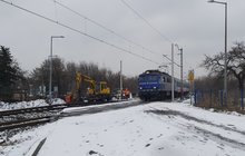 Prace torowe w rejonie stacji Dąbrowa Górnicza 