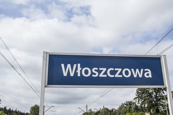 Zdjęcie do informacji prasowej - tablica z napisem Włoszczowa