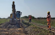 Rozbiórka toru na szlaku Brzeźnica Bychawska-Lubartów