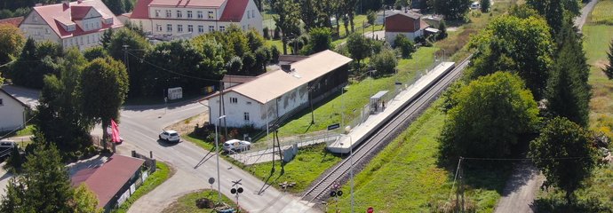 Przejazd kolejowo-drogowy w Lubominie. fot. Damian Strzemkowski PLK