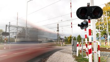 Przejazd kolejowo - drogowy. 