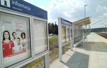 Chrząstowice Olkuskie - nowy peron, wiaty i tablice informacyjne, fot. Paulina Wachowicz
