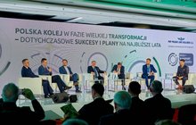 Uczestnicy panelu Polska kolej w fazie transformacji. Autor Jacek Kamiński