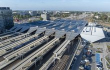 Widok z góry na stację Warszawa Zachodnia, fot. Łukasz Bryłowski PLK SA (3)