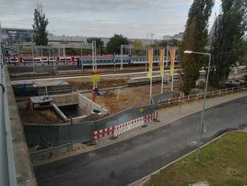 Prace na stacji Poznań Główny, fot. Radek Śledziński