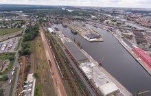 Stacja Szczecin Port z lotu ptaka