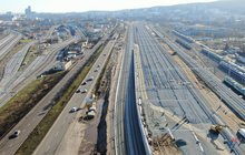Zabudowa nowych torów do portu w Gdyni. fot. Szymon Danielek PKP PLK (3)