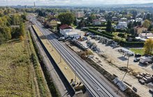 Stacja Jedlicze Modernizacja stacji kolejowej Jedlicze, 16.10.2026 r., fot. Łukasz Bryłowski (1)