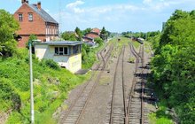 Układ torowy na stacji Kcynia fot. Zbigniew Woźniak