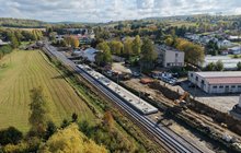 Stacja Tarnowiec Modernizacja stacji kolejowej Tarnowiec, 16.10.2026 r., fot. Łukasz Bryłowski (2)