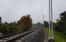 Widok na nową łącznicę kolejową w Lublinie, fot. Magdalena Janus